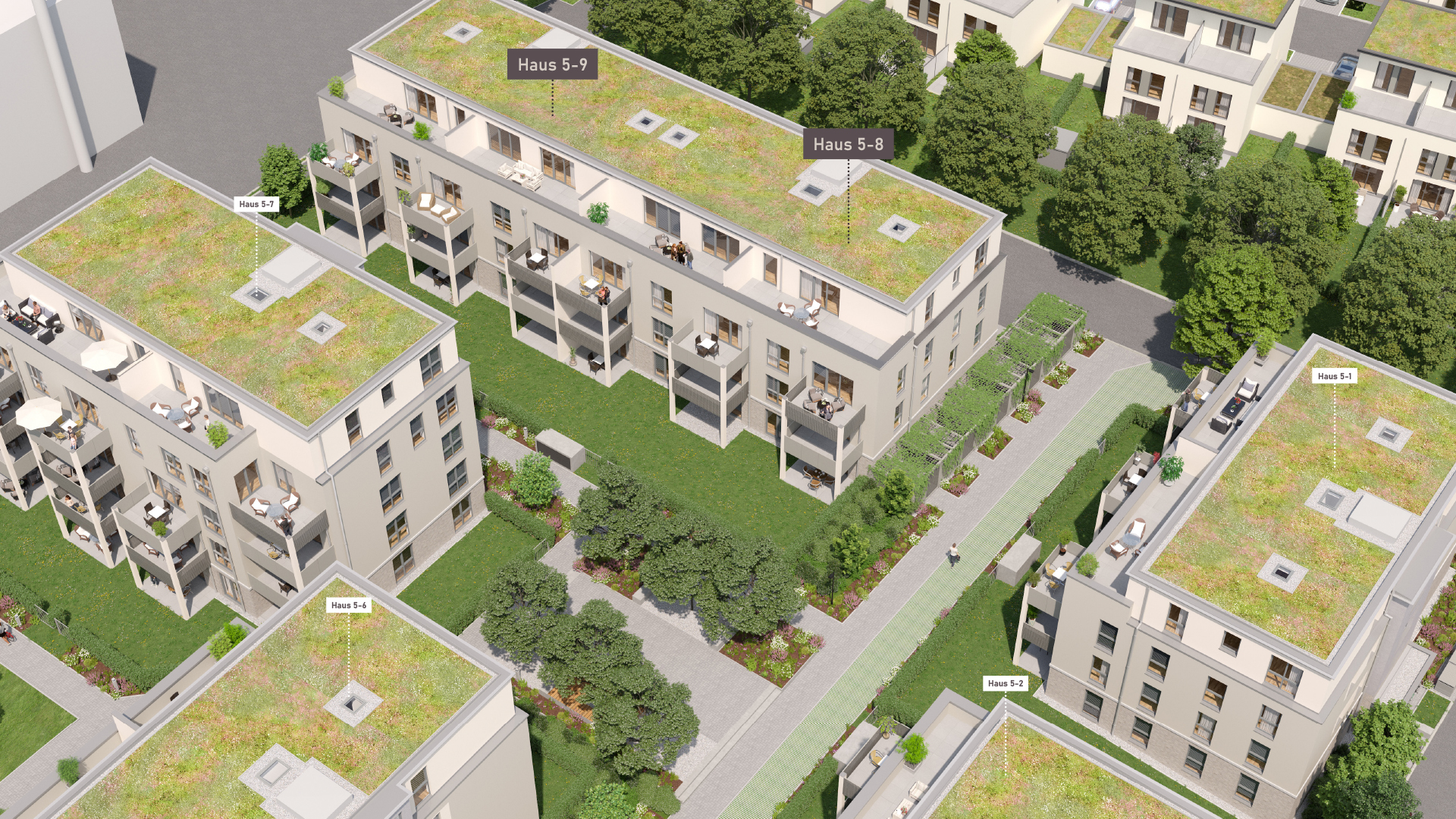 Eigentumswohnungen Landwehr Quartier Hattersheim - Baufeld 5 - Visualisierung