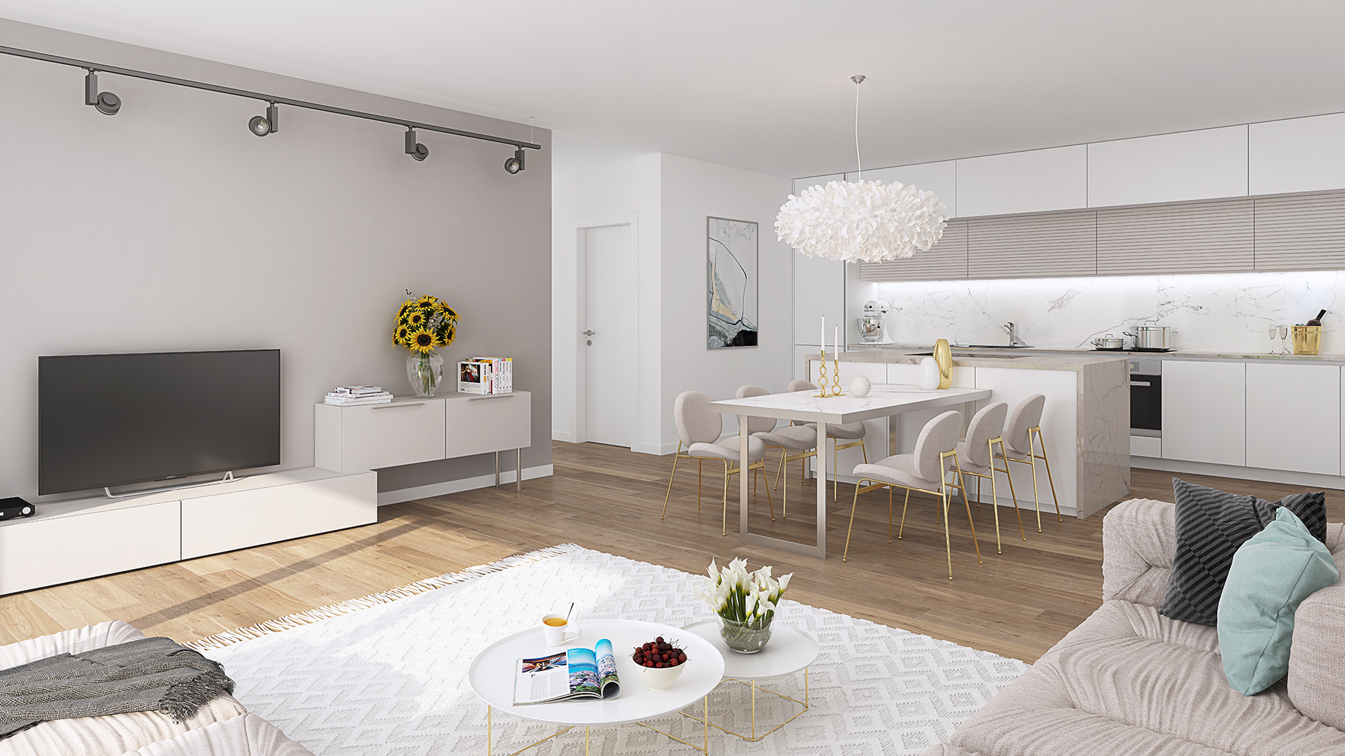 Eigentumswohnungen Landwehr Quartier Hattersheim - Baufeld 5 - Innenansicht