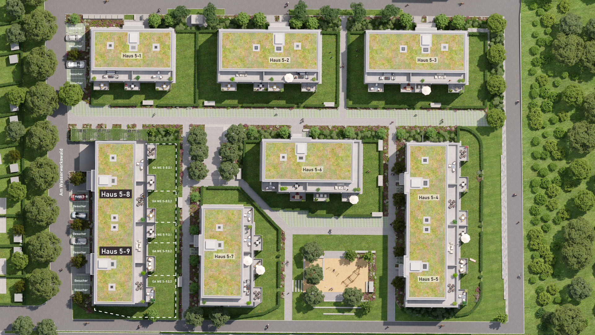 Eigentumswohnungen Landwehr Quartier Hattersheim - Baufeld 5 - TopView